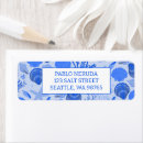 Search for blue return address labels weddings Unique