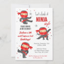 Search for taekwondo party invitations Warrior