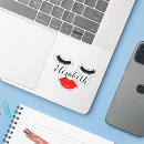 Search for lips and lashes stickers Makeup