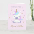 Search for unicorn birthday cards Magical