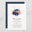 Search for blush and navy quinceanera invitations Gold