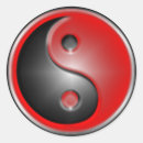 Search for red yin yang stickers Chinese