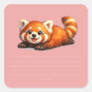 Search for kawaii panda stickers Cute red panda