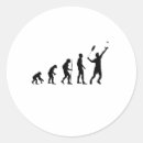 Search for badminton player stickers Shuttlecock