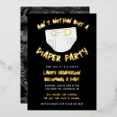 Search for guy baby shower invitations Diaper party