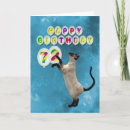 Search for siamese cat birthday cards Feline