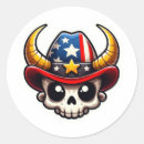 Search for cowboy skull stickers Horns