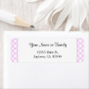 Search for polka dot return address labels Pink