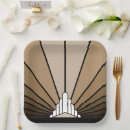Search for art deco paper plates Retro