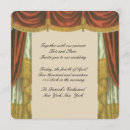 Search for red curtain invitations Velvet