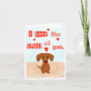 Search for funny dog valentines day cards I love you