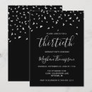 Search for silver 30th birthday invitations Thirtieth