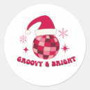 Search for vintage santa claus stickers Groovy