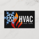 Search for air conditioning business cards Heating