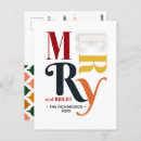 Search for vintage merry postcards Bright