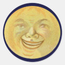 Search for smiling moon stickers Vintage