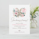 Search for some bunny is turning one invitations Modern