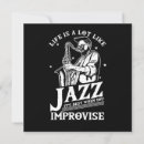 Search for jazz band invitations Saxophonist