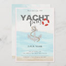 Search for yacht party invitations Celebration