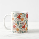 Search for vintage leaves pattern mugs Fall