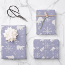 Search for polar bear christmas wrapping paper Snow