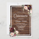 Search for country quinceanera invitations Rustic
