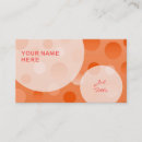 Search for orange dot business cards Spots