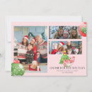 Search for pink and green christmas invitations Watercolor