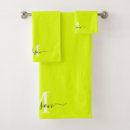 Search for chartreuse bath towels Elegant