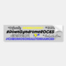 Search for syndrome bumper stickers Down