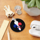 Search for fleur de lis rounded key rings France