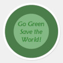 Search for save the world stickers Green