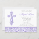 Search for lilac christening invitations Girl