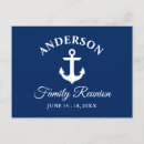 Search for anchor postcards Navy blue