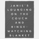 Search for funny blankets Typography
