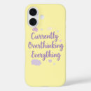 Search for anxiety iphone cases Overthinking