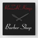 Search for barber shop clocks Wall