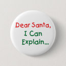 Search for santa claus buttons badges Xmas