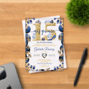 Search for royal blue quince invitations Floral