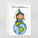 Search for cartoon invitations Girl