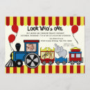 Search for circus train invitations Monkey