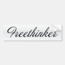 Search for freethinking bumper stickers Freethinker