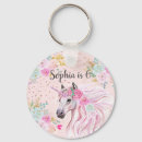 Search for unicorn key rings Girly