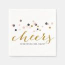 Search for pink and gold napkins Calligraphy