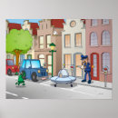 Search for police cartoon posters Policeman