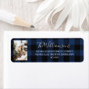 Search for buffalo plaid return address labels Classic