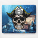 Search for pirate flag mousepads Skeleton