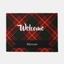 Search for hunting doormats Plaid
