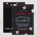 Search for red and black 21st birthday invitations Modern