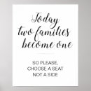 Search for sit anywhere wedding signs Pick a seat